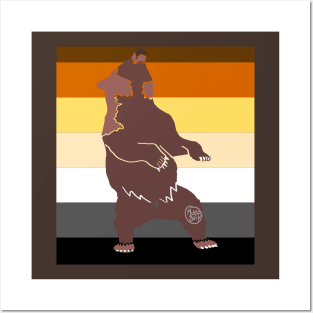 Bear Flag Bear Posters and Art